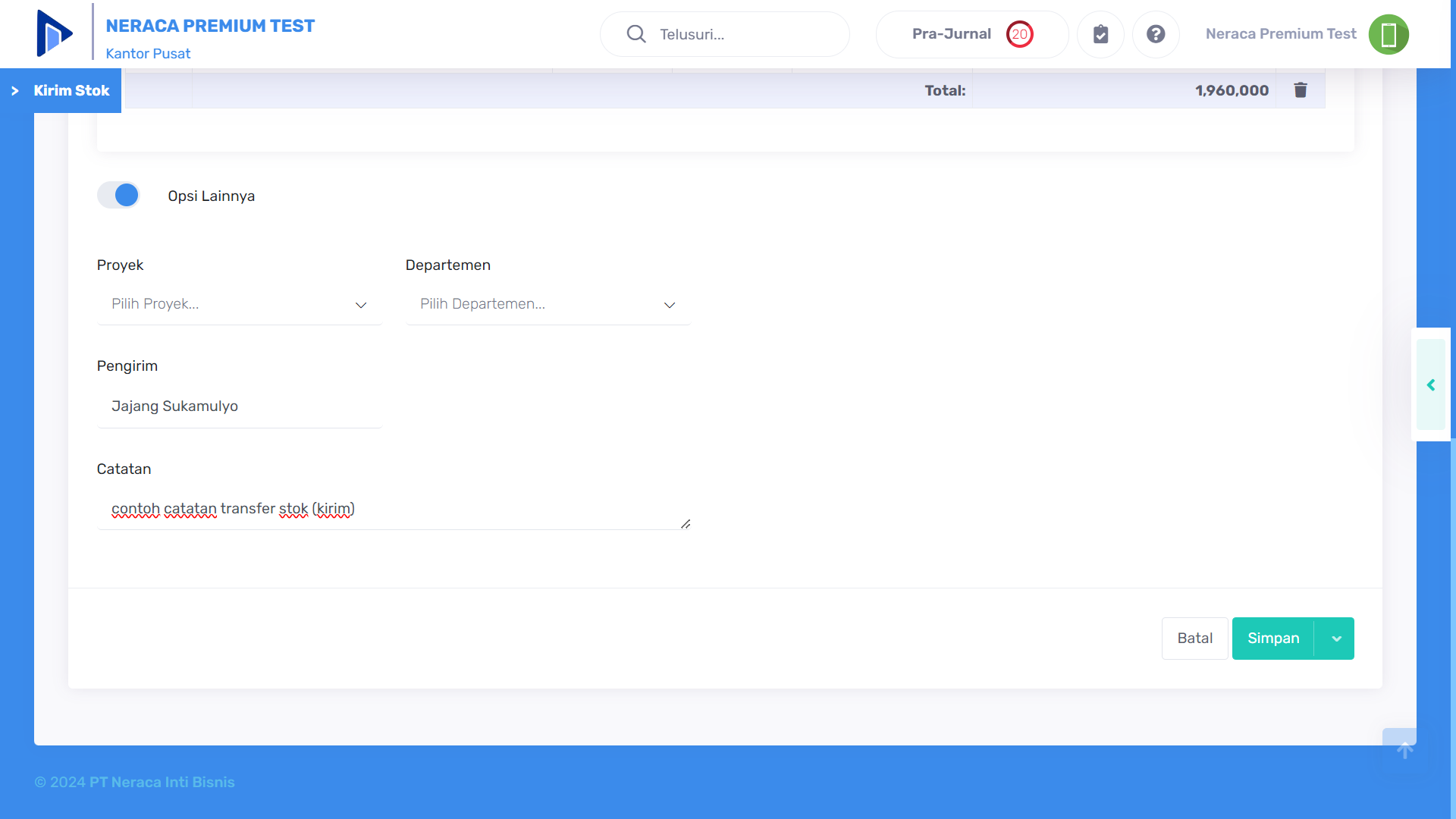 Contoh pengisian form kirim transfer stok (3)